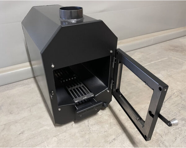 Outside stove aluminium 35kW - Image 2