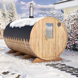 "4m" S4 Two-room barrel sauna for 4-6 persons