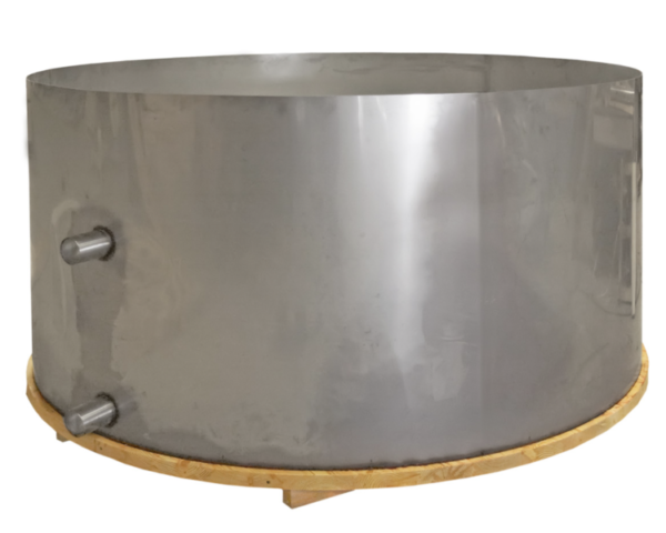 Stainless steel wooden hot tub (for outside or inside heater) - Image 4