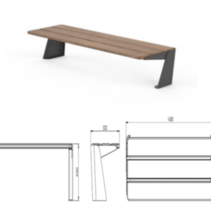 Bench Toro without backrest