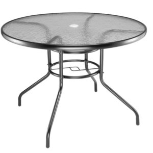 Klaaslaud Malaga, ümar, 100cm