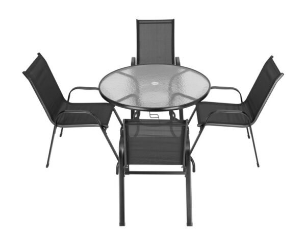 Malaga glass table, round, 100cm - Image 2