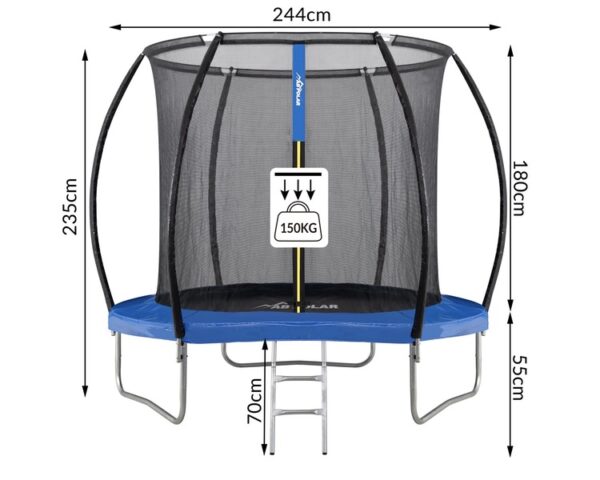 Batuut 244 cm turvavõrguga - Image 2