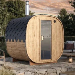 "2.3m" SQR23 Cube barrel sauna for 4 persons