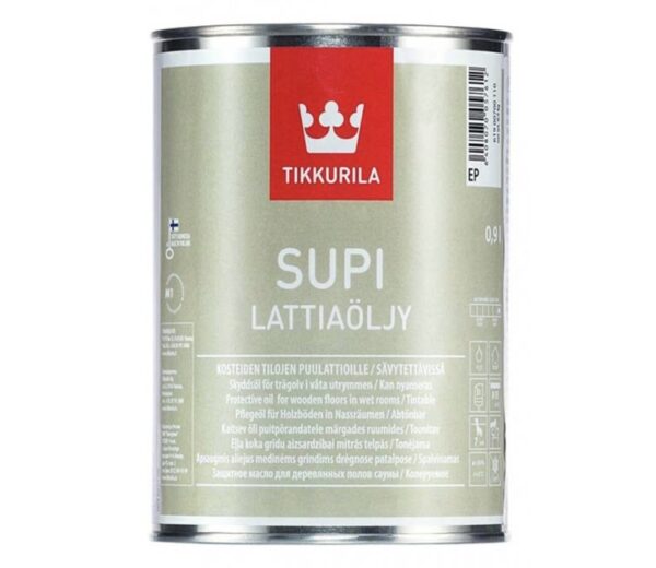 Colorless floor oil – Supi Lattiaöljy 0,9l