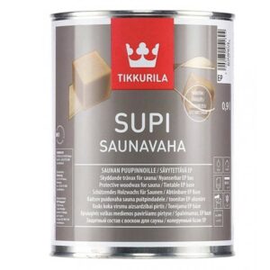Colorless Protective wood wax for sauna Supi Saunavaha 2,7l
