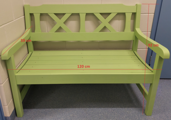 Garden Bench with 2 seats - Image 2