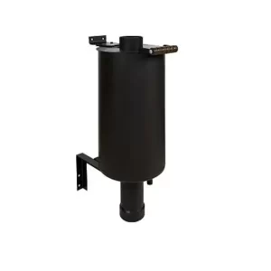 Black metal chimney pipe water tank 38 L