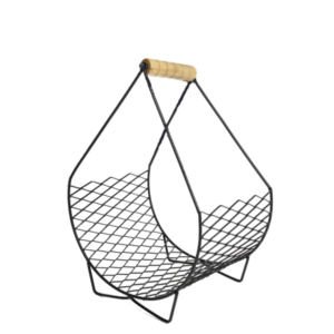 Wood basket small