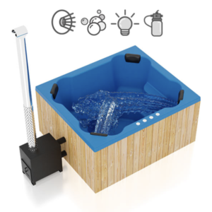 Perfect offer! Hot Tub “QUATTRO” with Hydromassage & Airmassage system (2x1,7m)
