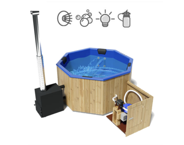 Excellent offer! Hot Tub “OCTA” with Hydromassage & Airmassage system 1,8x1,8m