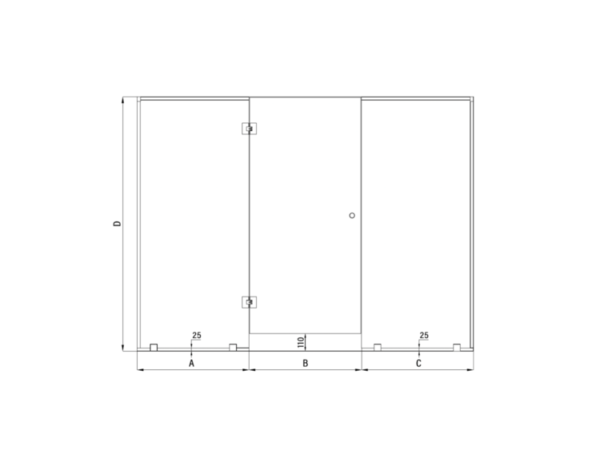 Sauna glass wall VETRO S47 - Image 2