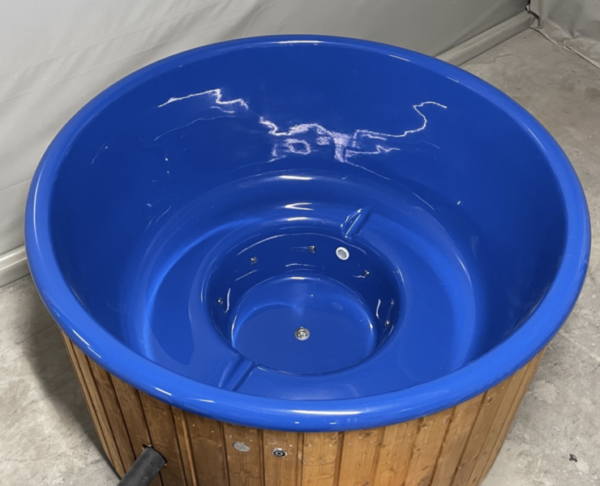 2m hot tub with ergonomic fiberglass liner, external stove - Image 3