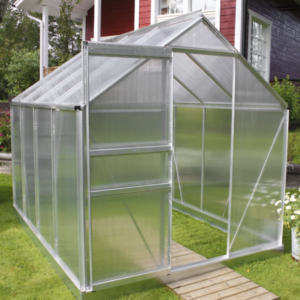 Greenhouse halls popular 5.0 m² with polycarbonate, aluminum