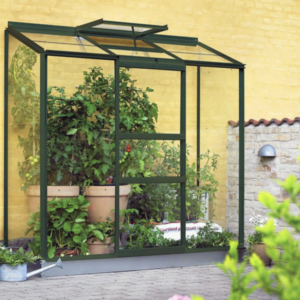 Greenhouse Halls Altan 1.3 m² with glass, green frame