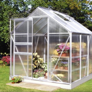 Greenhouse halls popular 3.8 m² with polycarbonate panels, aluminum