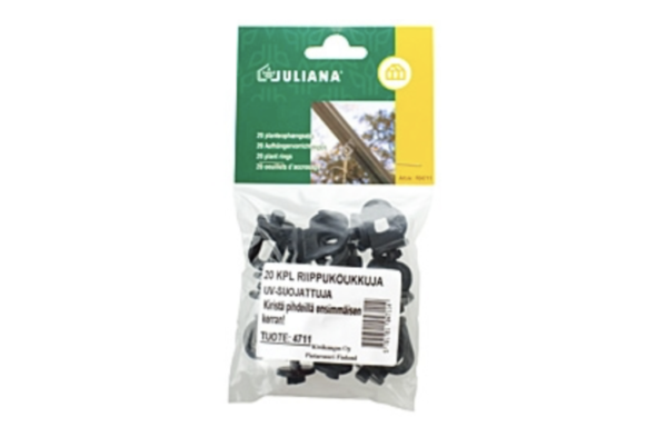 Hanging hooks, plastic 10 pcs - Image 3