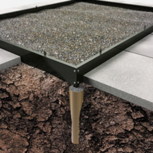 Halls Magnum black steel base for 8.3 m2 greenhouse