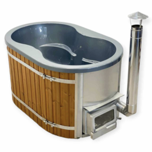 1,2x1,9m Ofuro hot tub with integrated heater and acrylic insert