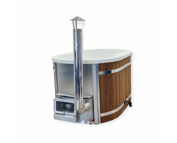 1,2x1,9m Ofuro hot tub with integrated heater and acrylic insert - Image 3