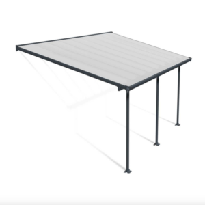 Terrace Canopy Feria 3×5.46 Grey/Clear