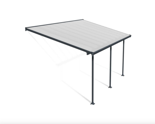 Terrace Canopy Feria 3×5.46 Grey/Clear