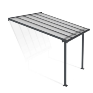 Terrace Canopy Olympia 3×3.05 Gray/Clear
