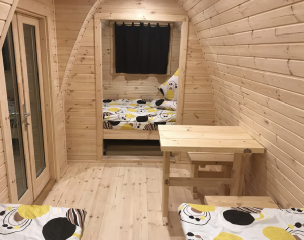 Insulated camping pod 2.4 m x 6.6 m (with side entrance) - Image 8