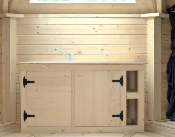 Camping cabin 9.2 m² with two extensions - Image 3