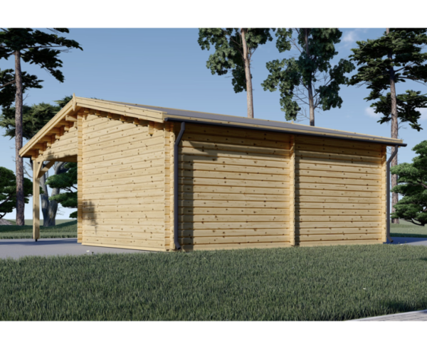 Kompaktne garaaž varikatusega (7m x 6m), 44mm - Image 3