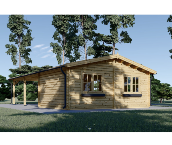 Autotalli + kaksoiskatos (4m x 6m + 5,5m x 6m) - Image 3