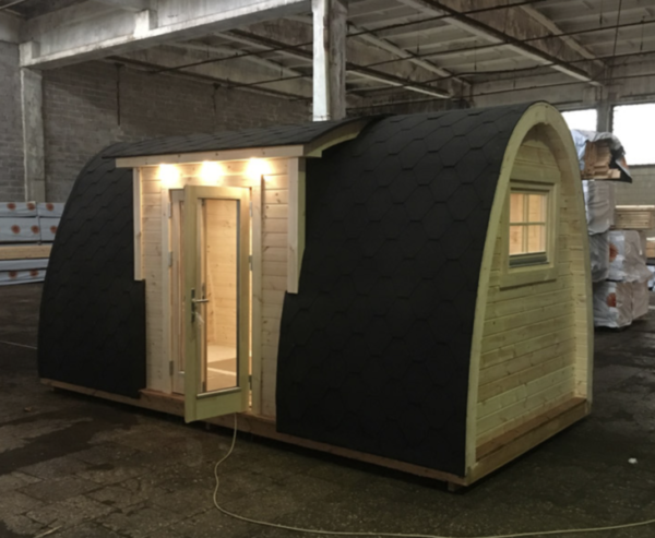 Insulated camping Pod 2.4 m x 4.8 m (with side entrance) - Image 2
