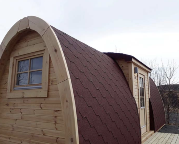 Insulated camping Pod 2.4 m x 4.8 m (with side entrance) - Image 3