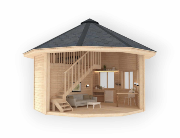 Parvellinen mökki 25,0 m²