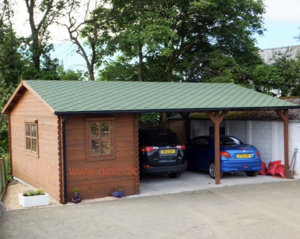 Double carports with shed (6m x 7.7m) 44mm - Image 4