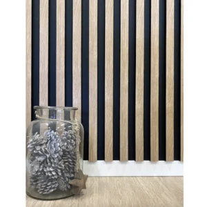 3D seinäpaneeli Järnvik 7401 Fagus 122x21x2600 mm