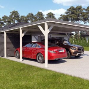 Carport "Ralf" 52m² with storeroom