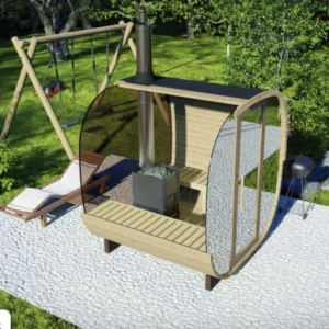 "2.3m" Mirrored Sauna Cube for 4 persons