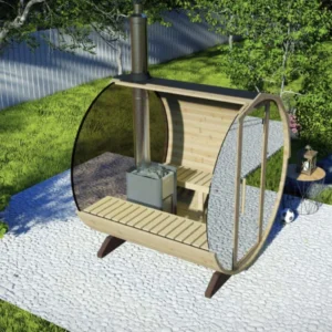 "2.3m" Mirrored Sauna for 4 persons