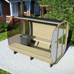 "3m" Mirrored Sauna Cube for 6 persons