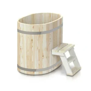 Wood Ice tub for 2 persons 1,3x0,85 m