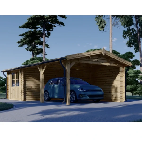 Autokatos ja aita 30m² (4 m x 7,5 m)
