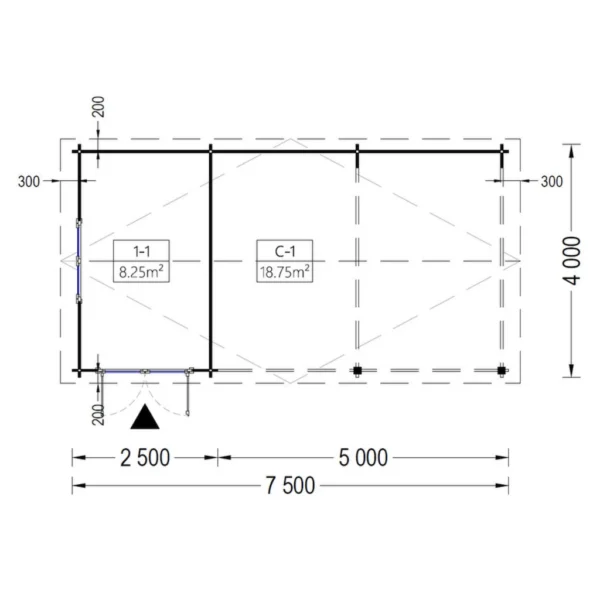 Autokatos ja aita 30m² (4 m x 7,5 m) - Image 3