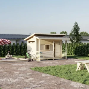 Leikkimökki Lillevilla Peukaloinen 3,7 m² / 16 mm
