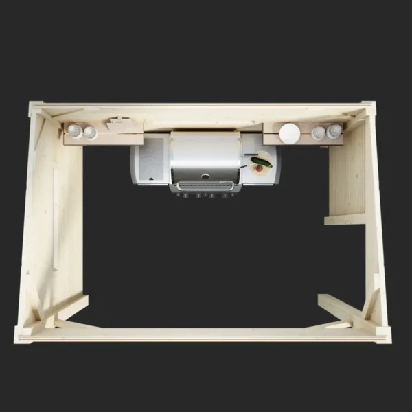 Barbecue shelter Lillevilla Kuusama – 6 m² / 40 mm - Image 3