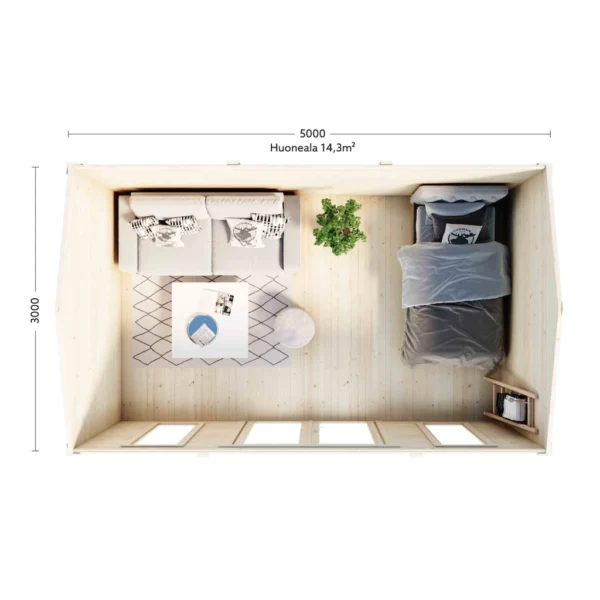 Lillevilla Pemu – 15 m² / 44 mm - Image 3
