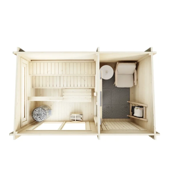 Lillevilla Sauna Kallavesi – 6,6m² / 44mm - Image 4