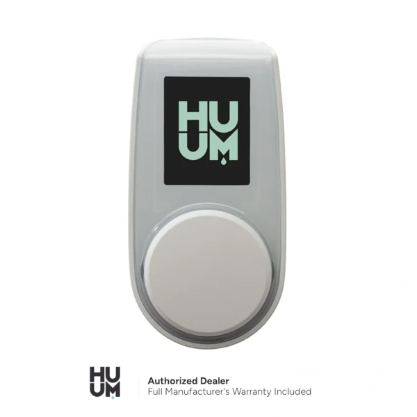 HUUM UKU CLASSIC control panel in white, compatible with WiFi and local modules.