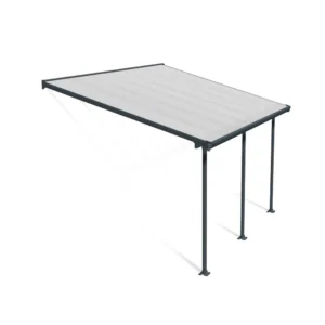 Terrace Canopy Feria 3x4,25m Grey/Clear