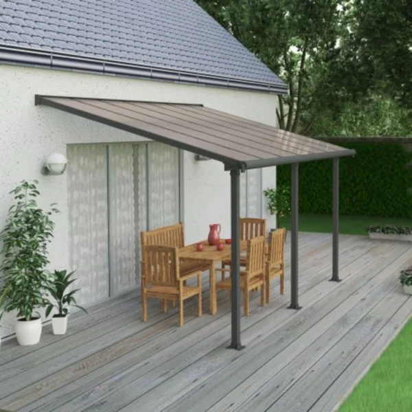 Terrace canopy Palram-Canopia Olympia, 3×5.46m, grey/bronze - Image 2